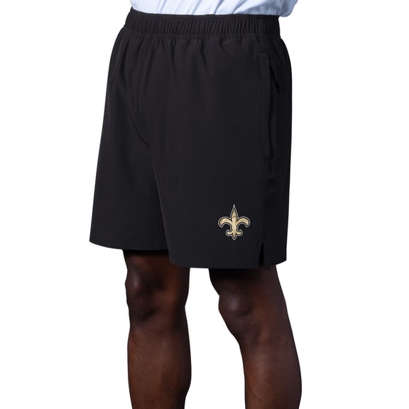Men's MSX by Michael Strahan Black New Orleans Saints Tryout Performance Shorts