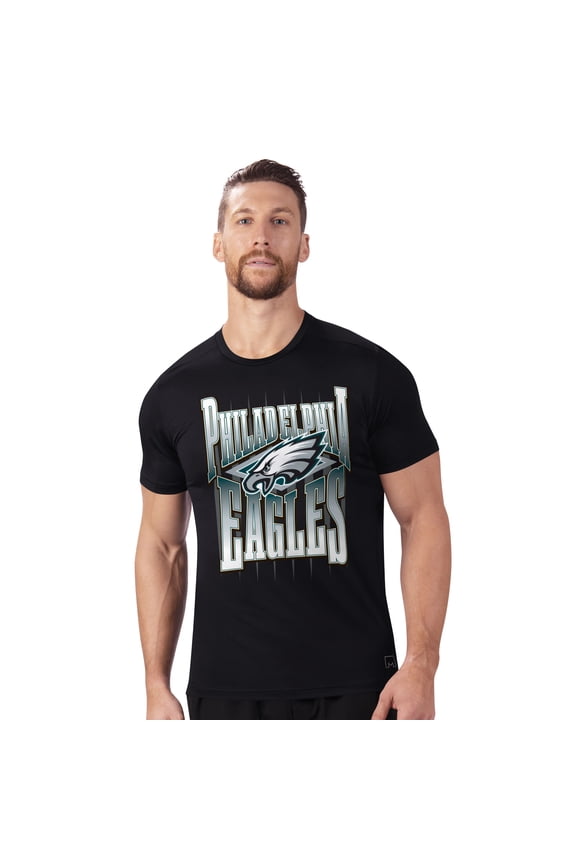 Men's MSX by Michael Strahan Black Philadelphia Eagles T-Shirt