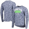 thumbnail image 1 of Men's MSX by Michael Strahan College Navy Seattle Seahawks Performance Camo Long Sleeve T-Shirt, 1 of 3