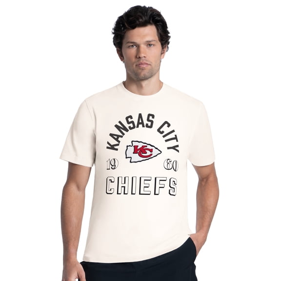 Men's MSX by Michael Strahan Cream Kansas City Chiefs Ultimate Graphic T-Shirt
