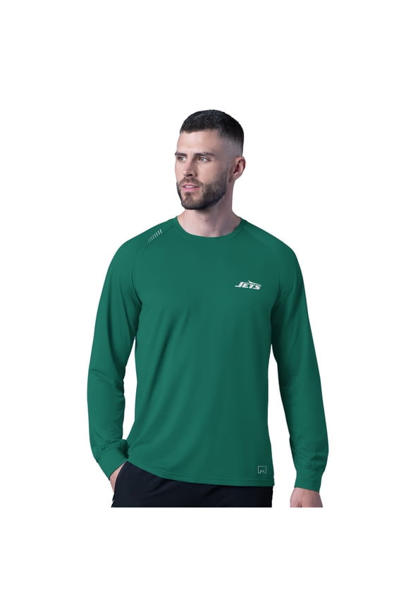 Men's MSX by Michael Strahan  Green New York Jets Forward Long-Sleeve T-Shirt