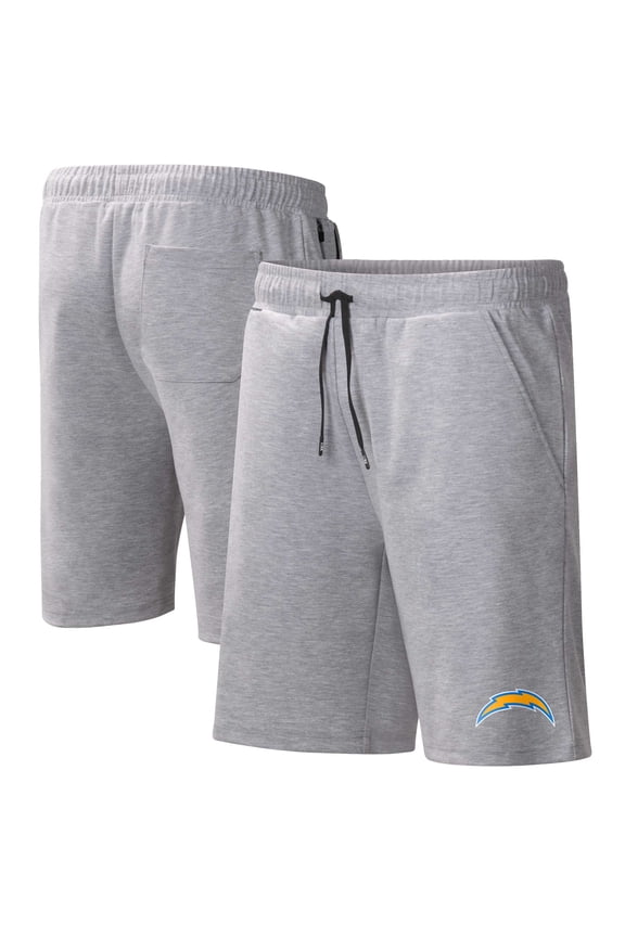 Men's MSX by Michael Strahan Heather Gray Los Angeles Chargers Trainer Shorts