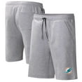 thumbnail image 1 of Men's MSX by Michael Strahan Heather Gray Miami Dolphins Trainer Shorts, 1 of 3