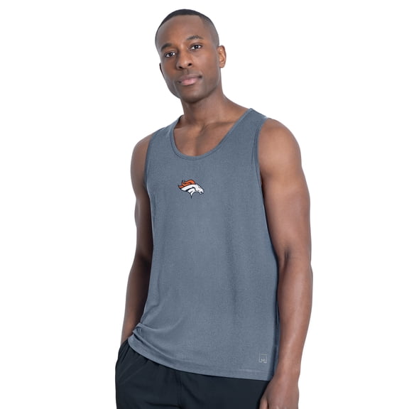 Men's MSX by Michael Strahan  Navy Denver Broncos Energy Scoop Neck Tank Top