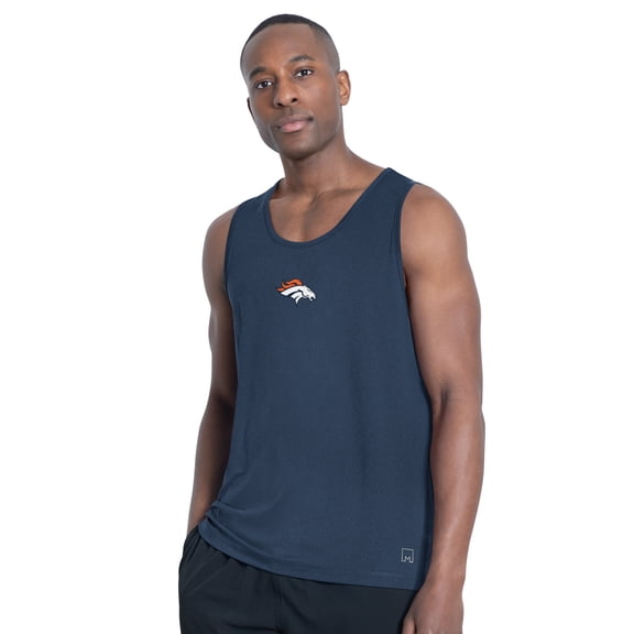 Men's MSX by Michael Strahan Navy Denver Broncos Energy Tank Top