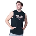 thumbnail image 1 of Men's MSX by Michael Strahan Navy Houston Texans Action Sleeveless Pullover Hoodie, 1 of 3