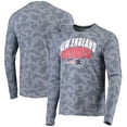 thumbnail image 1 of Men's MSX by Michael Strahan Navy New England Patriots Camo Performance Long Sleeve T-Shirt, 1 of 4