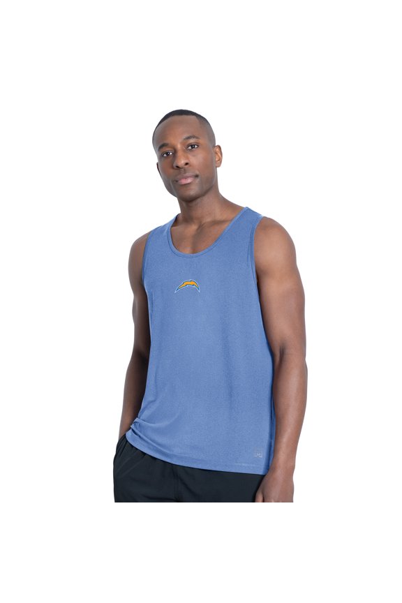 Men's MSX by Michael Strahan Royal Los Angeles Chargers Energy Scoop Neck Tank Top