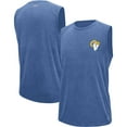 thumbnail image 1 of Men's MSX by Michael Strahan Royal Los Angeles Rams Warm Up Sleeveless T-Shirt, 1 of 3