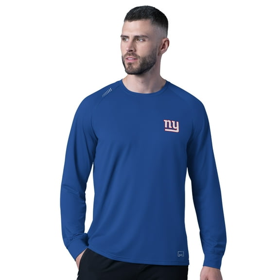 Men's MSX by Michael Strahan  Royal New York Giants Forward Long-Sleeve T-Shirt