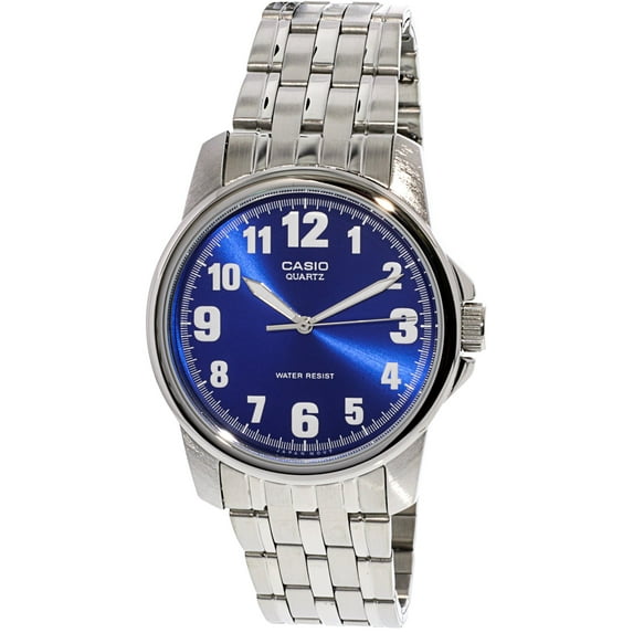 Men's MTP1216A-2B Silver Metal Quartz Dress Watch