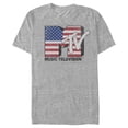 thumbnail image 1 of Men's MTV 3D Flag Logo  Graphic Tee Athletic Heather Medium, 1 of 4