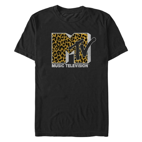Men's MTV Cheetah Print Logo Graphic T-Shirt