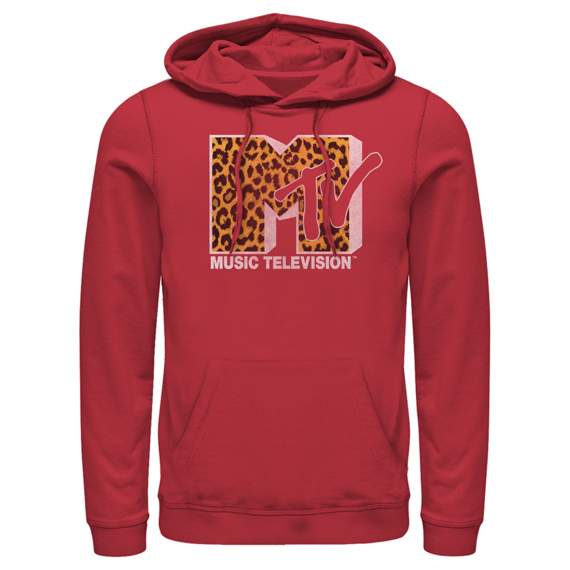 MTV Shop Men's Hoodie | Red - Walmart.com