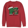 thumbnail image 1 of Men's MTV Christmas Monster Logo  Sweatshirt Red Medium, 1 of 3