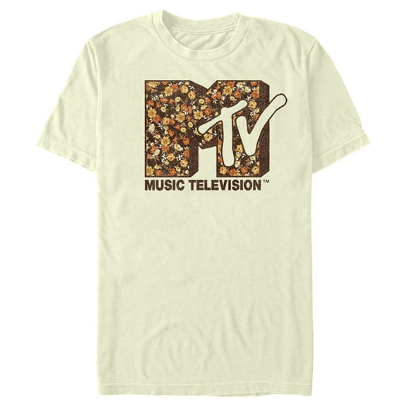 Men's MTV Floral Fall Logo  Graphic T-Shirt