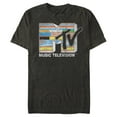 thumbnail image 1 of Men's MTV International Flag Logo  Graphic Tee Black 2X Large, 1 of 4