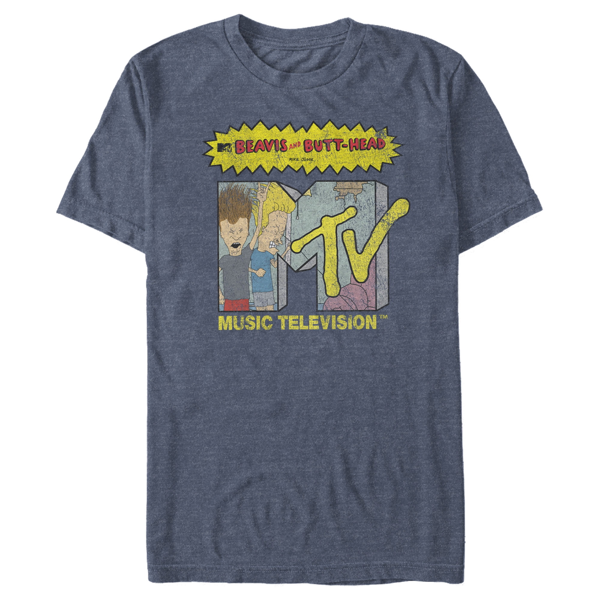 Mtv Beavis And Butthead Inside Of Logo Graphic T-Shirt Mtv Beavis And Butthead Inside Of Logo Graphic T-Shirt