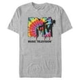 thumbnail image 1 of Men's MTV Melted Tie-Dye Logo  Graphic Tee Athletic Heather 2X Large, 1 of 4