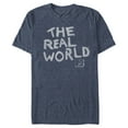 thumbnail image 1 of Men's MTV Real World Logo  Graphic Tee Navy Blue Medium, 1 of 4