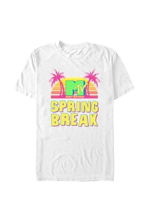 Men's MTV Retro Spring Break Graphic Tee White Medium