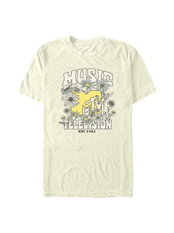 Men's MTV Retro Wildflower Logo Graphic T-Shirt