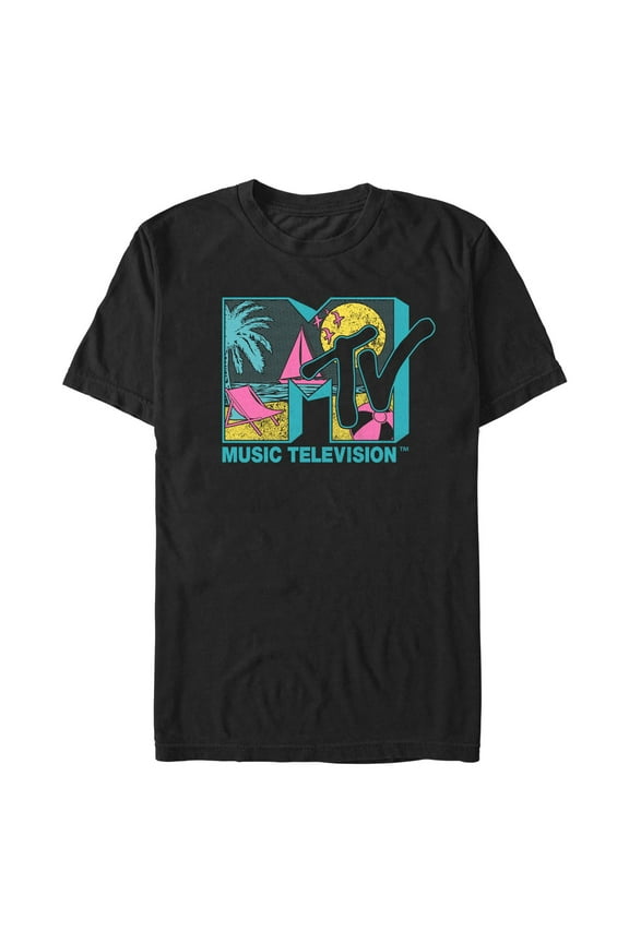 Men's MTV Scene Beach Logo Graphic T-Shirt