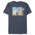 thumbnail image 1 of Men's MTV Shimmery Logo  Graphic Tee Navy Blue Heather 2X Large, 1 of 3