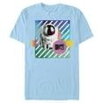 thumbnail image 1 of Men's MTV Spaceman Portrait  Graphic Tee Light Blue Large, 1 of 3