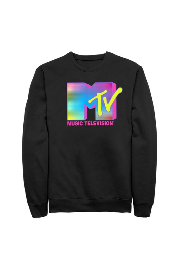 Men's MTV Stripe Logo Sweatshirt