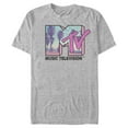thumbnail image 1 of Men's MTV Summer Beach Logo  Graphic Tee Athletic Heather 3X Large, 1 of 5