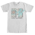 thumbnail image 1 of Men's MTV Tapestry Logo  Graphic Tee White Large, 1 of 4