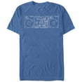 thumbnail image 1 of Men's MTV Turntables Graphic Tee Royal Blue X Large, 1 of 4