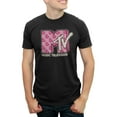 thumbnail image 1 of Men's MTV Valentine's Day Pink Heart Logo  Graphic Tee Black 3X Large, 1 of 6