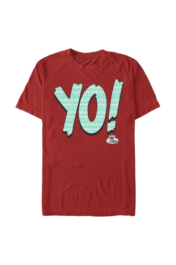 Men's MTV Yo Raps Pajama Print  Graphic Tee Red 3X Large