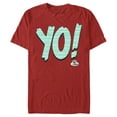 thumbnail image 1 of Men's MTV Yo Raps Pajama Print  Graphic Tee Red Medium, 1 of 4