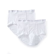 Mens MW21X Big Man Comfort Pouch Full Rise Brief - 2 Pack