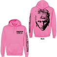 Machine Gun Kelly Unisex Pullover Hoodie Sweatshirt Pink Face (Back