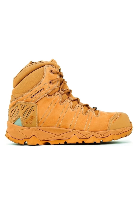Men’s Composite Toe Side-Zip Work Boot Slip Resistant EH Octane Honey