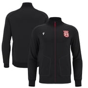 Mens Macron Black Wrexham Anthem Full-Zip Jacket