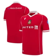 Mens Macron Red Wrexham 2025/26 Home Replica Jersey