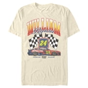 Mens Mad Engine Cream William Byron 24 Racing Graphic T-Shirt
