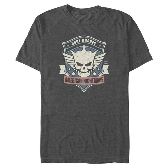 Men's Mad Engine Heather Charcoal Cody Rhodes American Nightmare T-Shirt