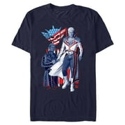 Mens Mad Engine Navy Cody Rhodes Logo T-Shirt