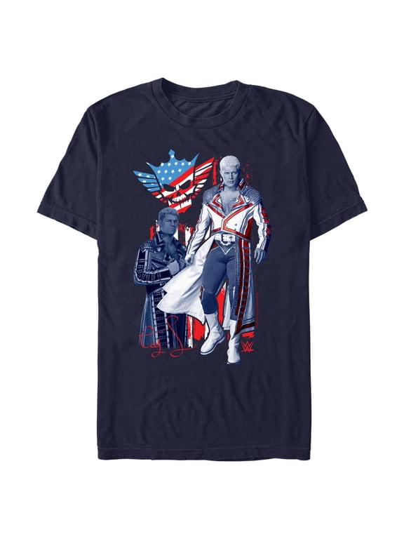 Men's Mad Engine Navy Cody Rhodes Logo T-Shirt