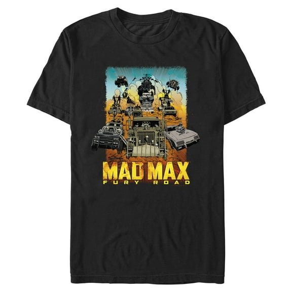 Men's Mad Max: Fury Road Mad Vehicles Graphic T-Shirt