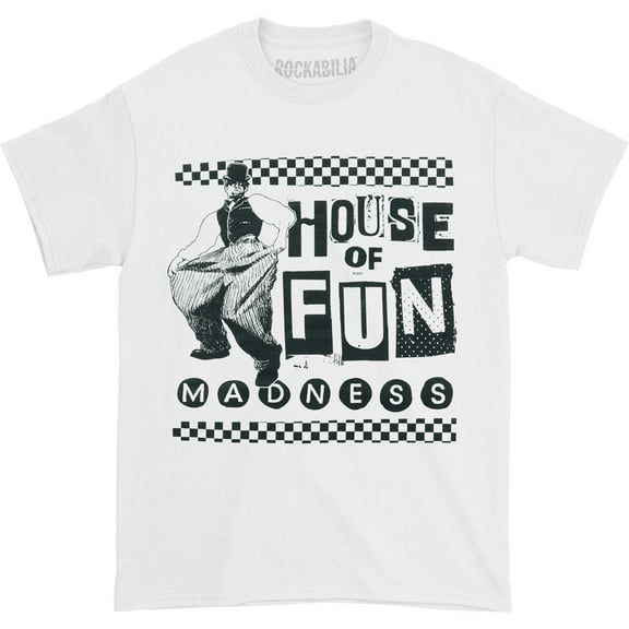 Men's Madness House Of Fun T-shirt Large White
