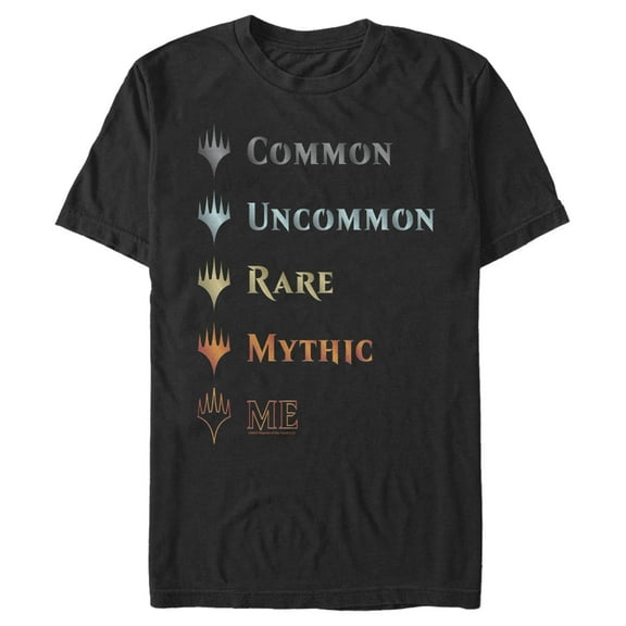 Men's Magic: The Gathering Best Card List  Graphic Tee Black 3X Large