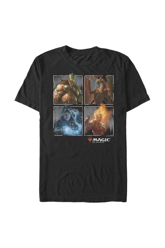 Men's Magic: The Gathering Character Box  Graphic Tee Black 2X Large