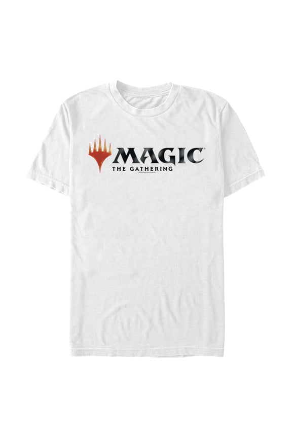 Men's Magic: The Gathering Classic Logo Graphic Tee White X Large